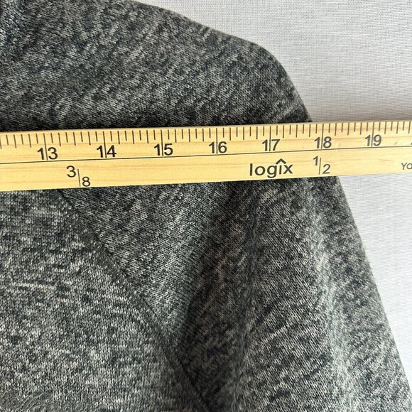 EDDIE BAUER MEN'S CLASSIC FIT SWEATER FLEECE QUARTER ZIP PULLOVER GRAY SIZE L/G - Picture 6 of 10